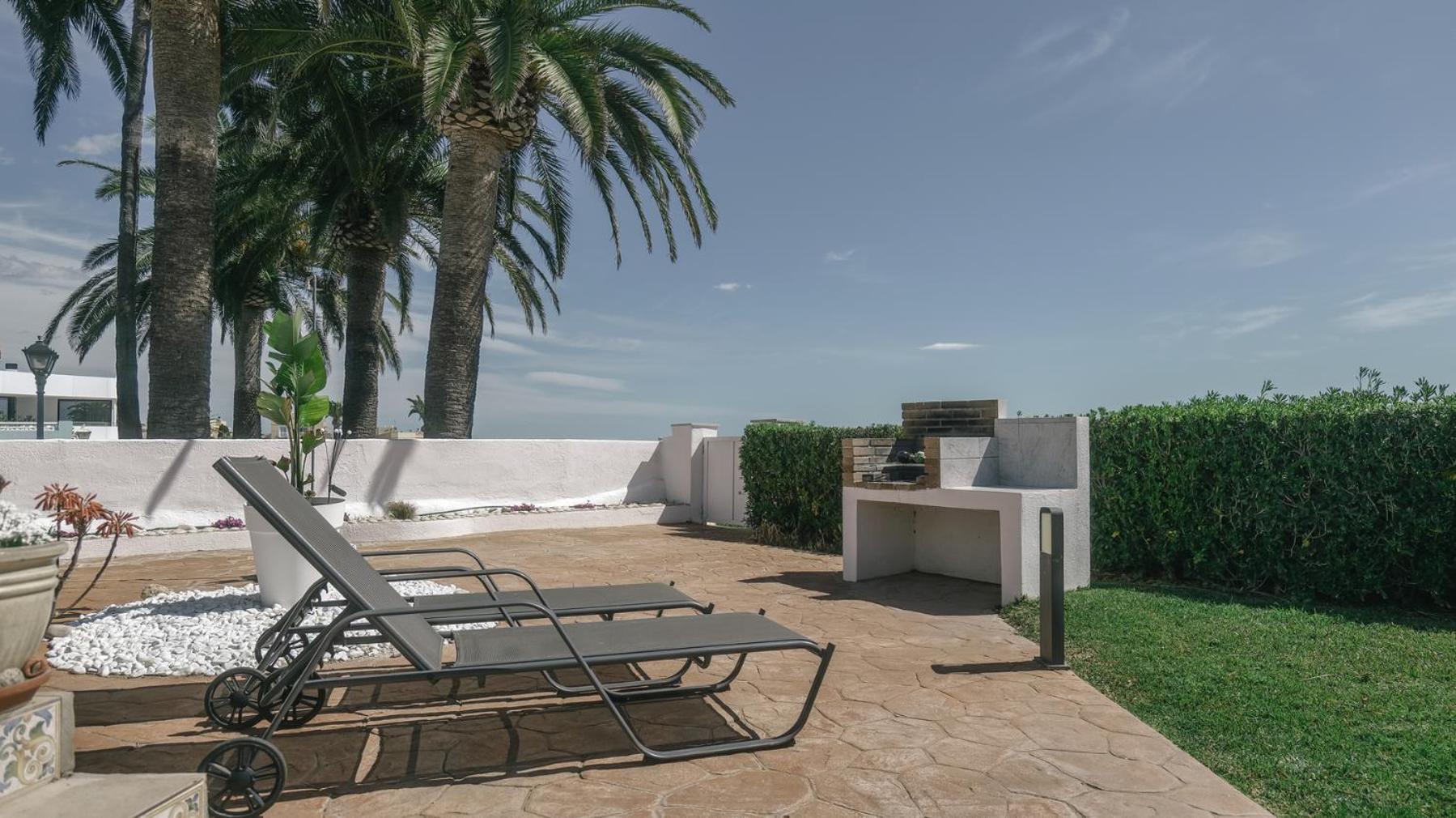 הוילה Vinarós Casa Vesalia A 1A Linea De Mar Con Aa Y Wi-Fi. מראה חיצוני תמונה