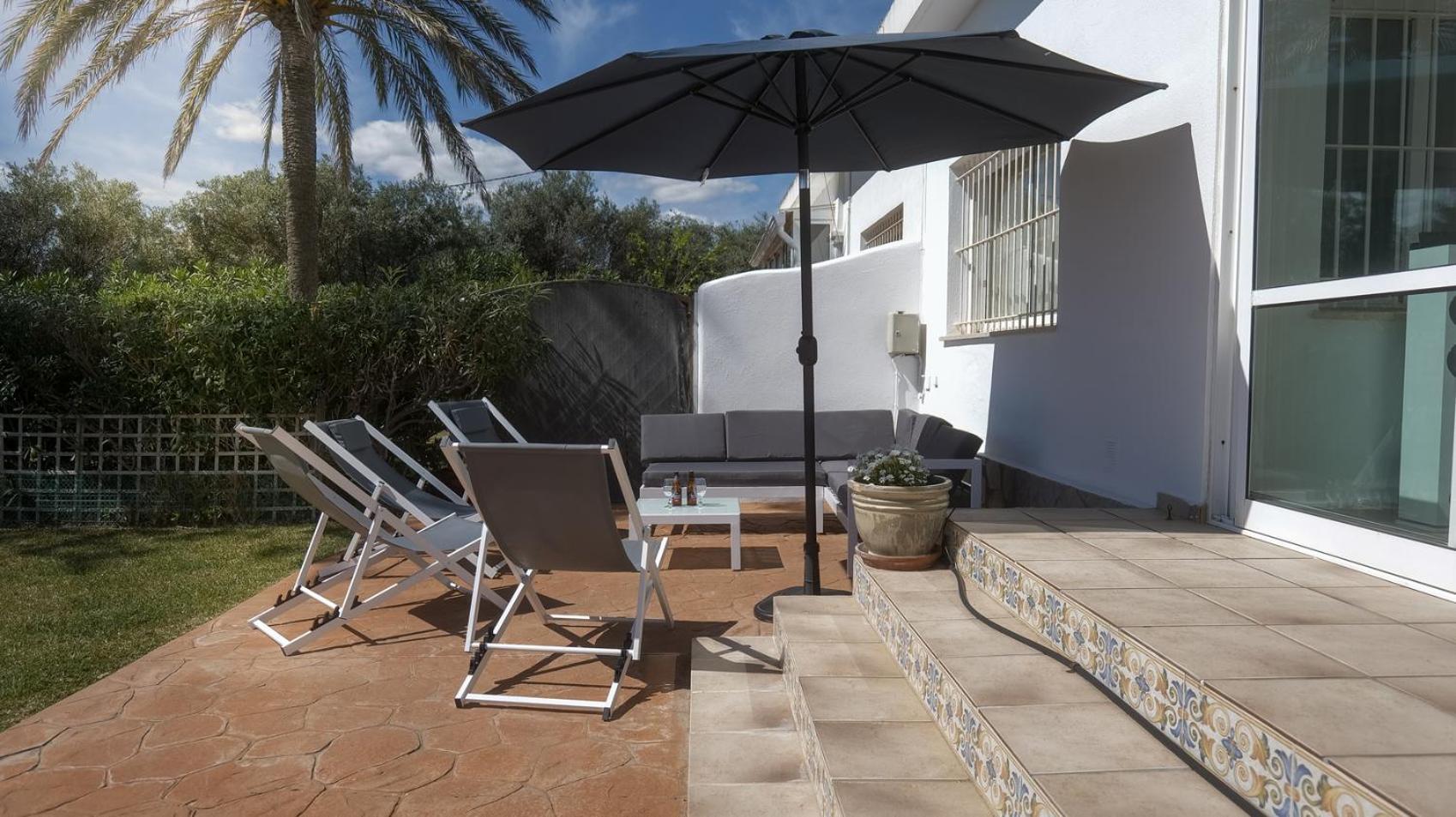 הוילה Vinarós Casa Vesalia A 1A Linea De Mar Con Aa Y Wi-Fi. מראה חיצוני תמונה
